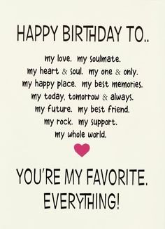 unique birthday wishes for husband with love