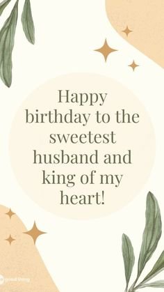 unique birthday wishes for husband with love