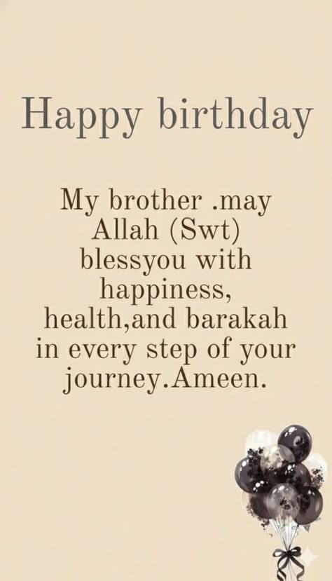 birthday wishes for brother success