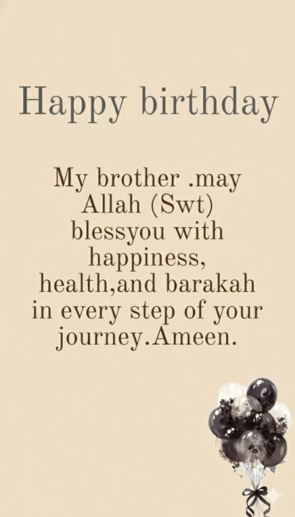 birthday wishes for brother success