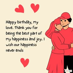 birthday wishes for love