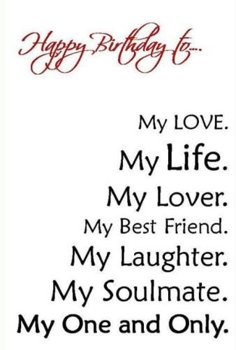 birthday wishes for love