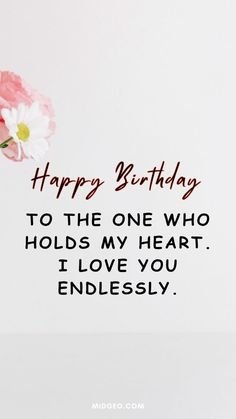 birthday wishes for love