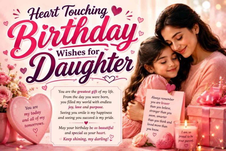 heart touching birthday wishes for daughter