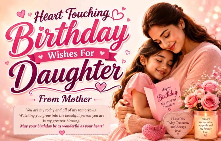 heart touching birthday wishes for daughter from mother